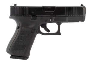 Glock 23 Gen5 40 S&W pistol features front and rear slide serrations